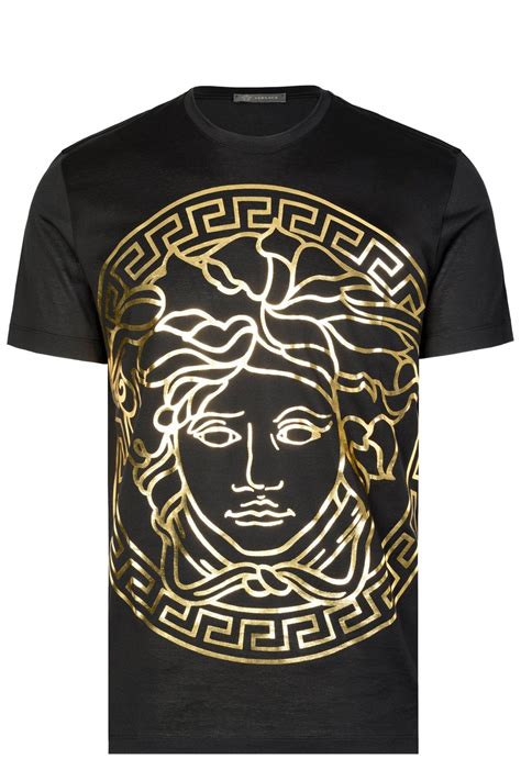 versace medusa white and gold dress long|versace t shirt medusa head.